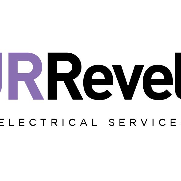 JR Revell Electrical Logo Purple