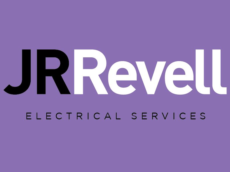 JR Revell Electrical Logo Purple