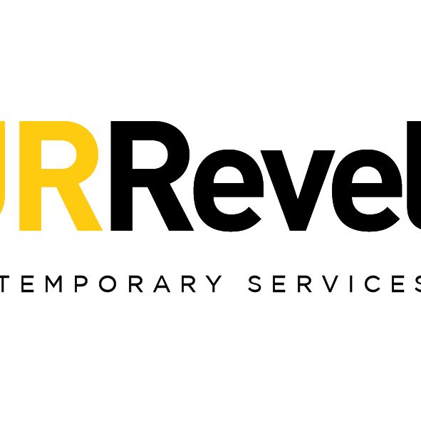 JR Revell Temporary Services Logo Yellow
