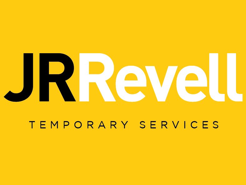 JR Revell Temporary Services Logo Yellow