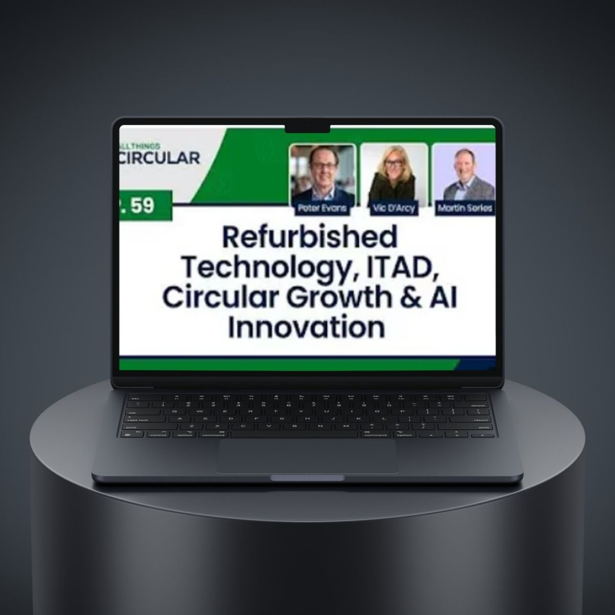 All Things Circular podcast asset featuring SMART by Foxway during King’s Award campaign