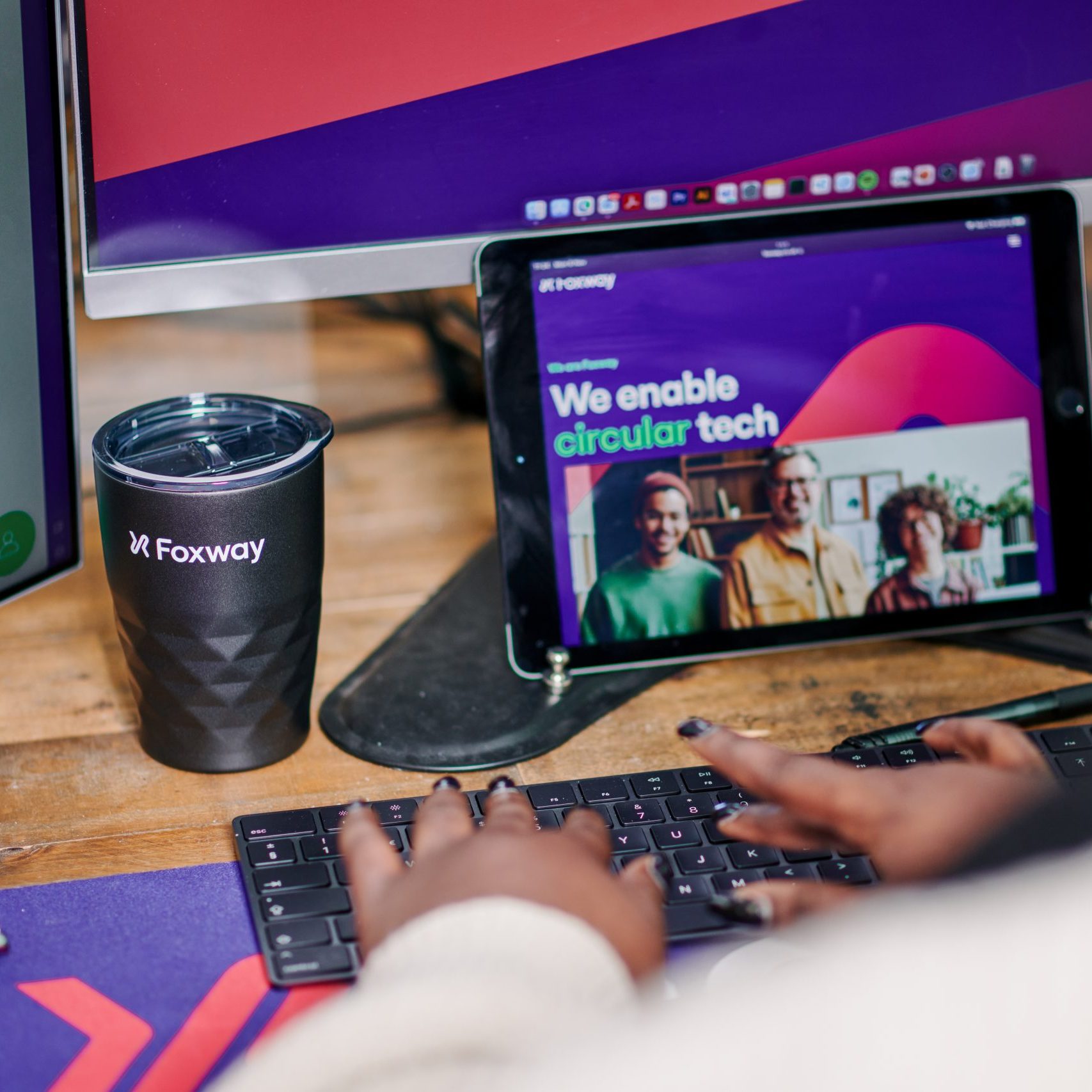 SMART by Foxway team supporting circular technology and refurbished device innovation