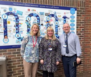 Jill Willis in her voluntary role as an Enterprise Adviser for Billericay School