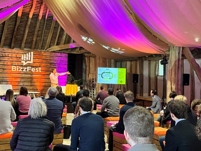 Richard speaking: Richard Willis, co-founder of Attract & Engage, presenting ‘Stop Marketing, Start Being Chosen’ at BizzFest 2.0 Richard speaking: Richard Willis, co-founder of Attract & Engage, presenting 'Stop Marketing, Start Being Chosen' at BizzFest 2.0